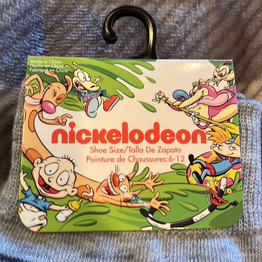 Nickelodeon Rugrats and Rocko‘s modern life socks, 2 pair, fit mens shoe 6-12 - Picture 2 of 2